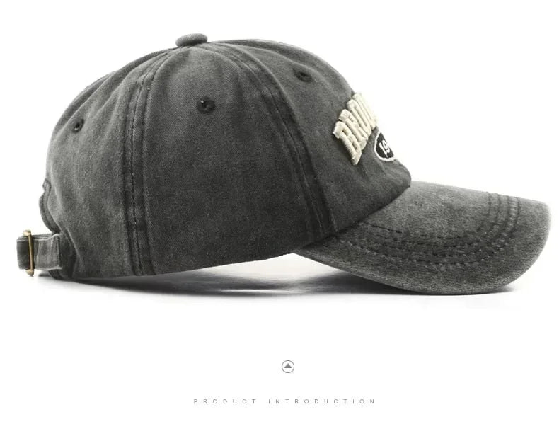 Men Women Spring Summer Retro brooklyn Letter Baseball Caps Cotton Embroidery Adjustable Casual Hat Hip Hop Streetwear Sun Hats