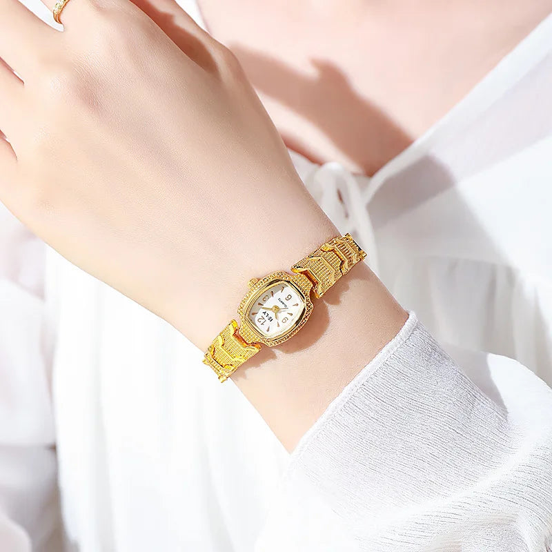 luxury women gold watch fashion ladies Quartz Wristwatches