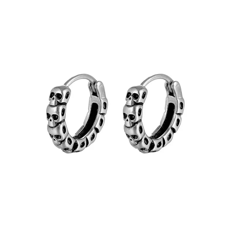 Fashion Personality Creative Snake Winding Plant Vine Hoop Earrings for Men Women Daily Wear Hypoallergenic Luxury Jewelry