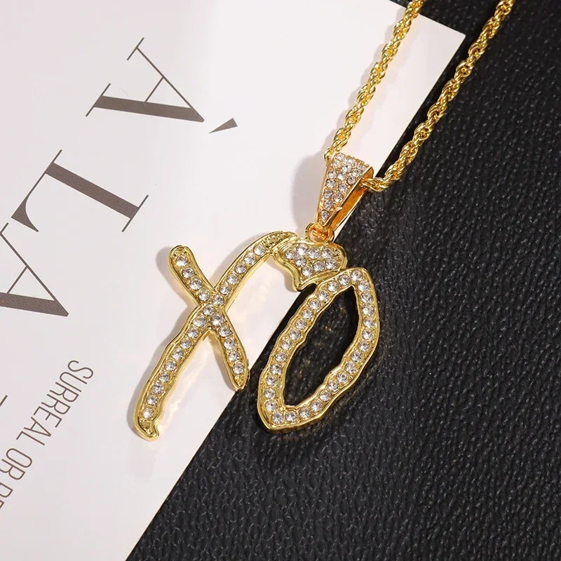 Classic Fashion Punk High Quality Metal Male and Female Hip-hop Pendant Necklace Slip Chain Jewelry