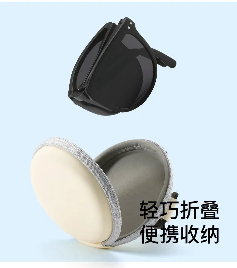 UV400 Cycling Sunglasses Portable Foldable Round Frame Shade Windshield Avoid Flying Insects Bicycle Accessories Темные Очки