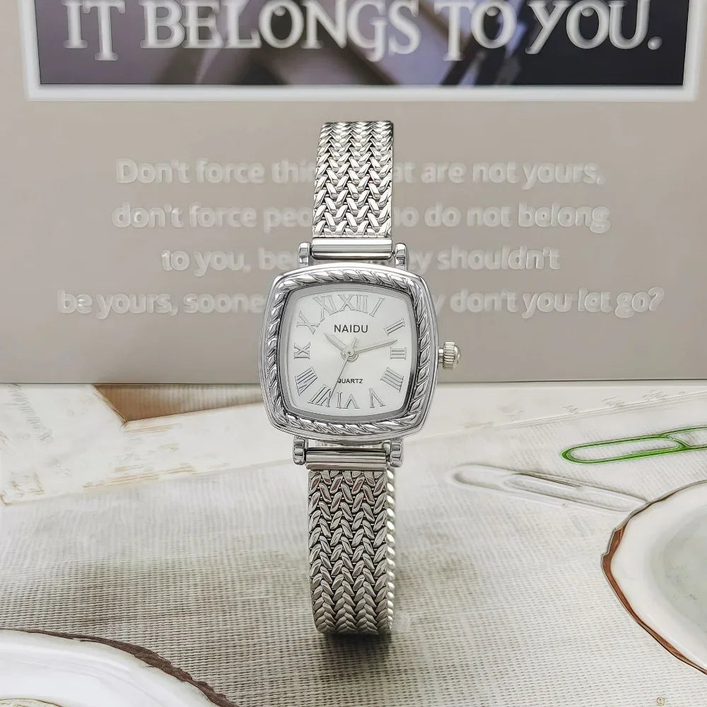 Famous Brand Women Watch Stainless Steel Strap Gold Watch Fashion Luxury Gift Ladies Quartz Wristwatches Relojes Para Mujer