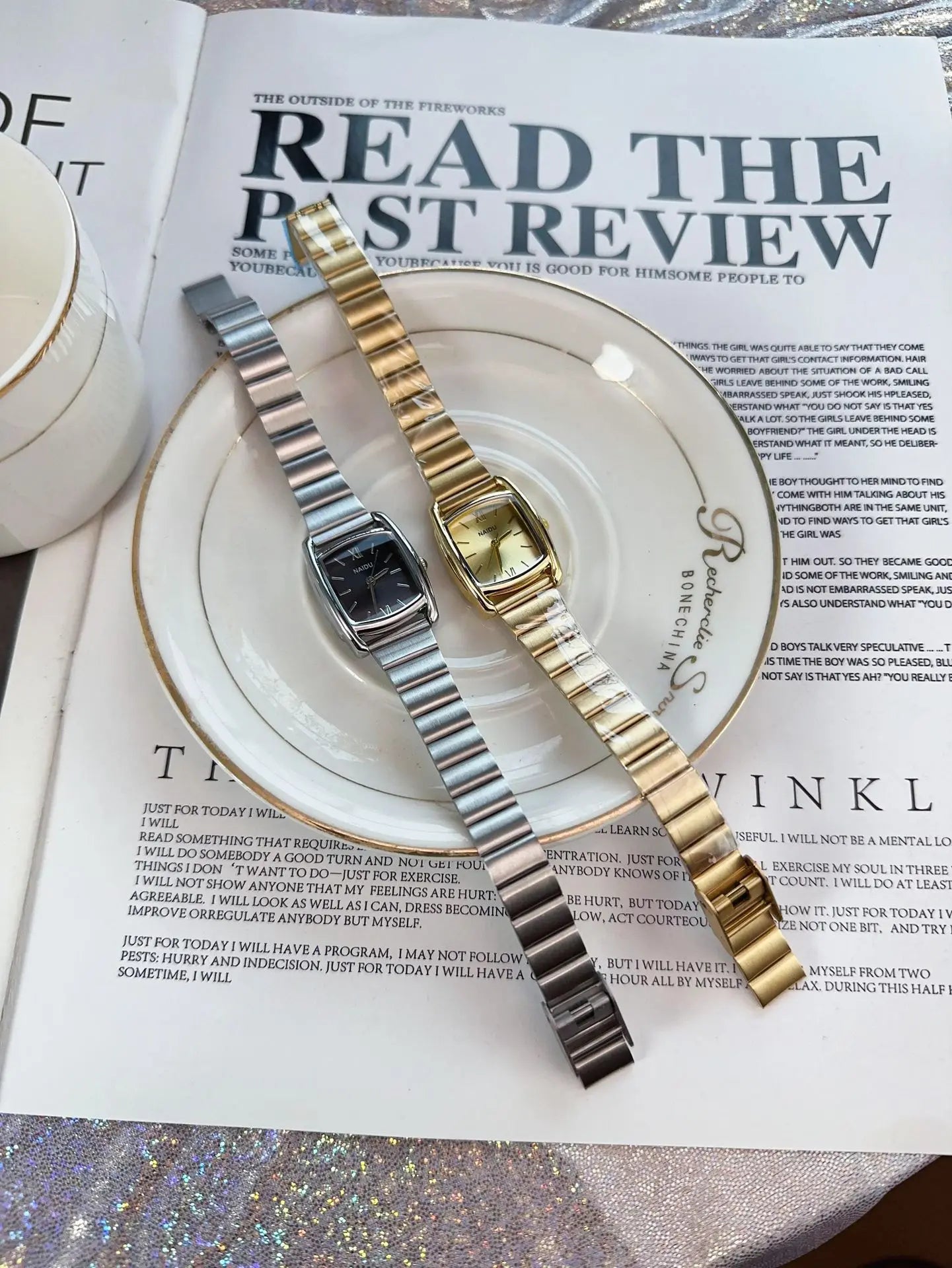 Barrel Shaped Watch Stainless Steel Strap Quartz Watch for Women Casual and Fashion Luxury Ladies Gift Wristwatch Dropshipping