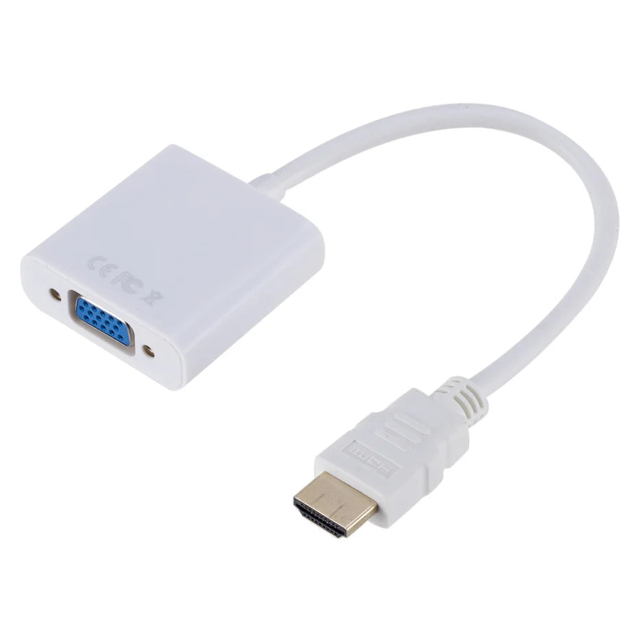 HDMI-compatible To VGA Cable Converter Full HD 1080P HDMI Male To VGA Female Adapter for Laptop PC HDTV Projector Tablet Monitor