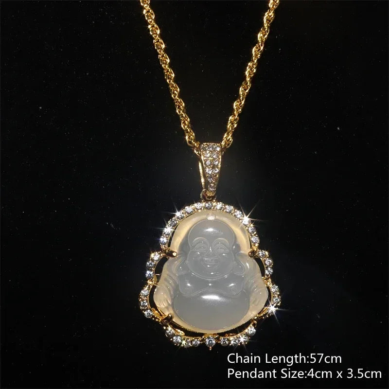 Exquisite Luxury Bamboo Imitation Jade Dragon Column Phoenix Necklace Suitable for Men and Women's Fashionable Charm Jewelry