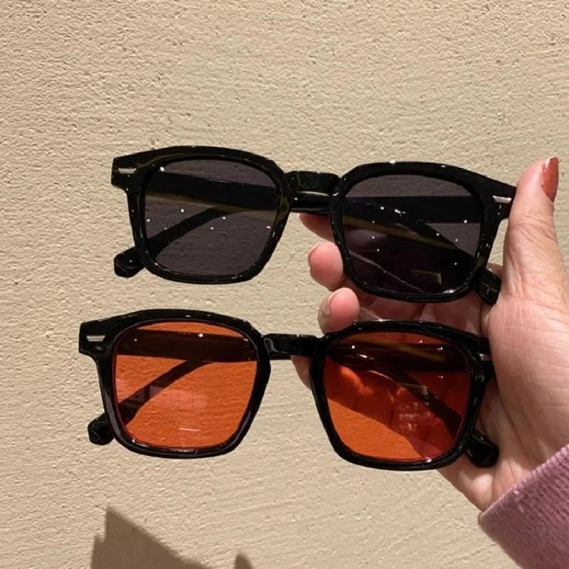 Vintage Sunglasses  Unisex Rectangle Fashion Design Retro Sun Glasses Female Lady Eyeglass Cat Eye Casual Goggles 2023 New