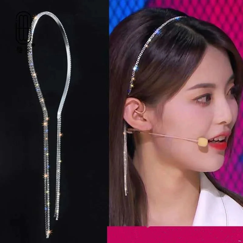 Shiny Rhinestone English Letters Happy Birthday Headband for Women Zinc Alloy Material  Party Jewelry Popular Hair Accessory