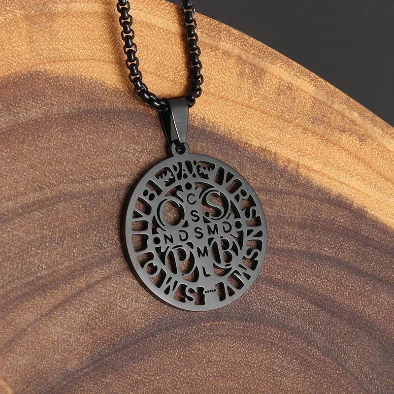 Christian Iced Out Bling Jesus Head Portrait Necklace Pendant Male and Female Cross Catholic Amulet Jewelry