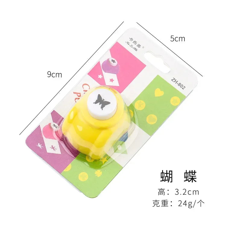 1Pc Mini Paper Punches DIY Crafts Tool Embossing Punches Kindergarten Handmade Hole Puncher For Scrapbooking Gift Card