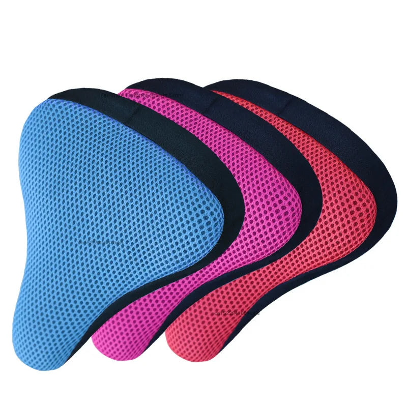 New 3D Soft Bicycle Saddle Bike Seat Cover Cycling Silicone Seat Cushion Cycling Breathable Saddle Comfortable Bicycle Bike