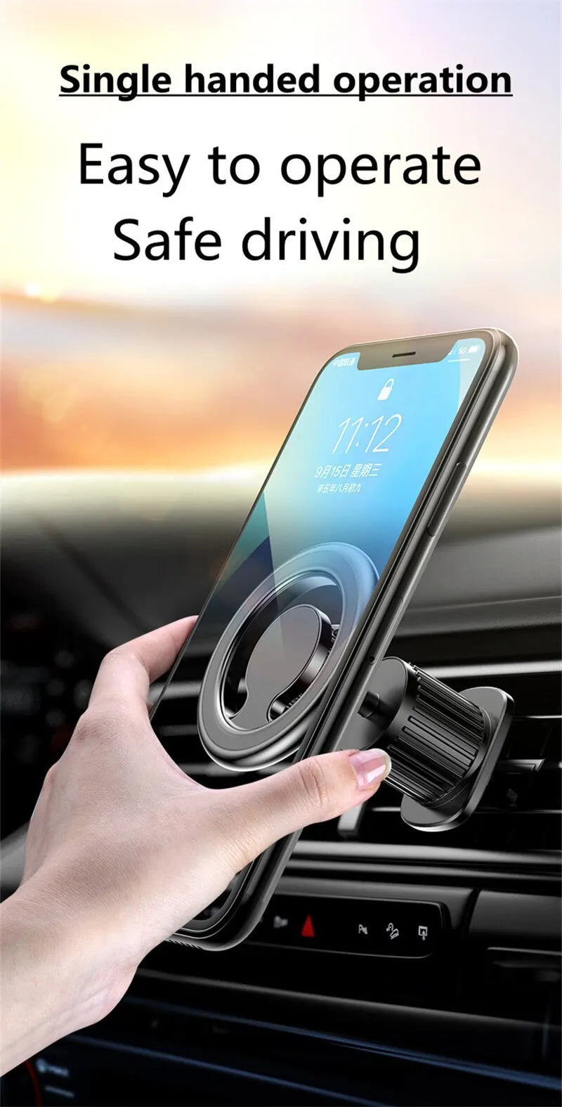 Strong Magnet Car Air Vent Phone Holder for Magsafe Accessories Stand Magnetic Car Dashboard Support for iPhone 15 14 13 12 Pro