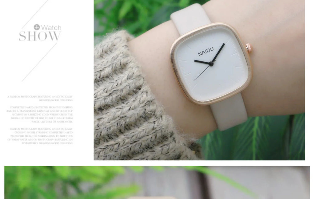 Simple Versatile Leather Belt Quartz Watch Fashion Student Small Square Watch Men and Women Student Wrist Watches Wholesale
