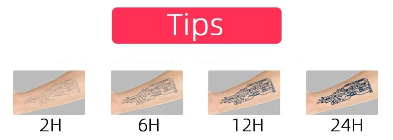 Herbal Heart Temporary Tattoos for Women Succubus Wings Tattoo Stickers Hotwife Sexy Thigh Art Fake Tattoo Lasting Tatoo