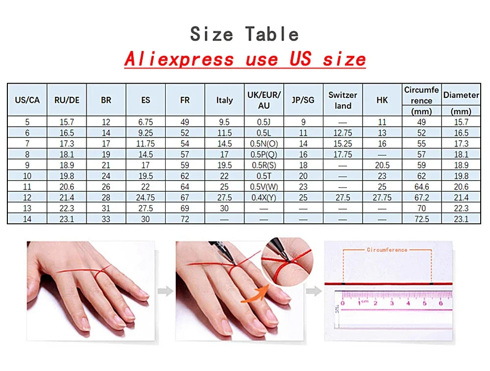 Punk Hip Hop Creative Design Square Black Red Stone Men's Ring Retro Simple 316L Stainless Steel Ring Jewelry Gift Wholesale