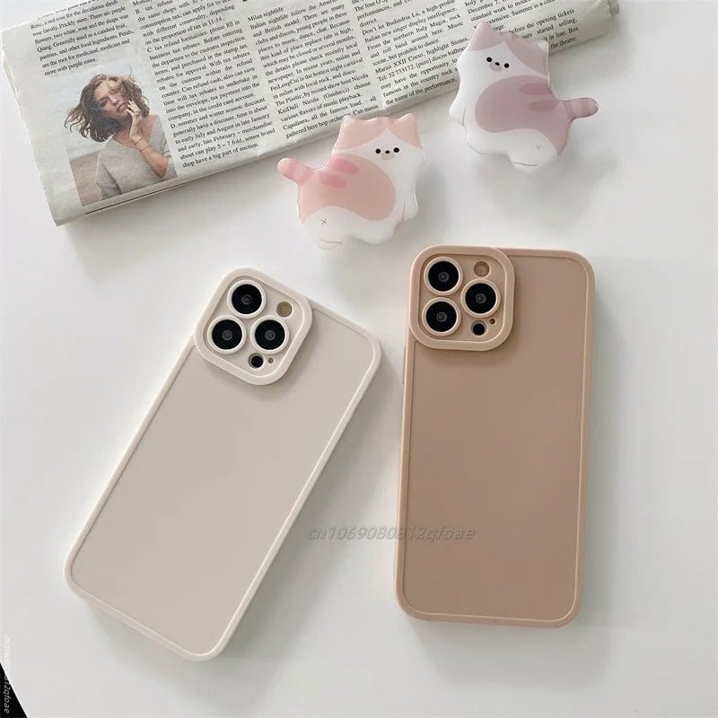 Korea Cute Cartoon Kitten Grip Acrylic Mobile Phone Holder Socket Stand Ring Cell Phone Support Bracket Smartphone Accessories