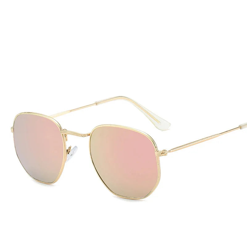 Classic Square Sunglasses Men Women Brand Designer Vintage Sun Glasses Male Metal Frame Outdoor Shades Driving Oculos De Sol
