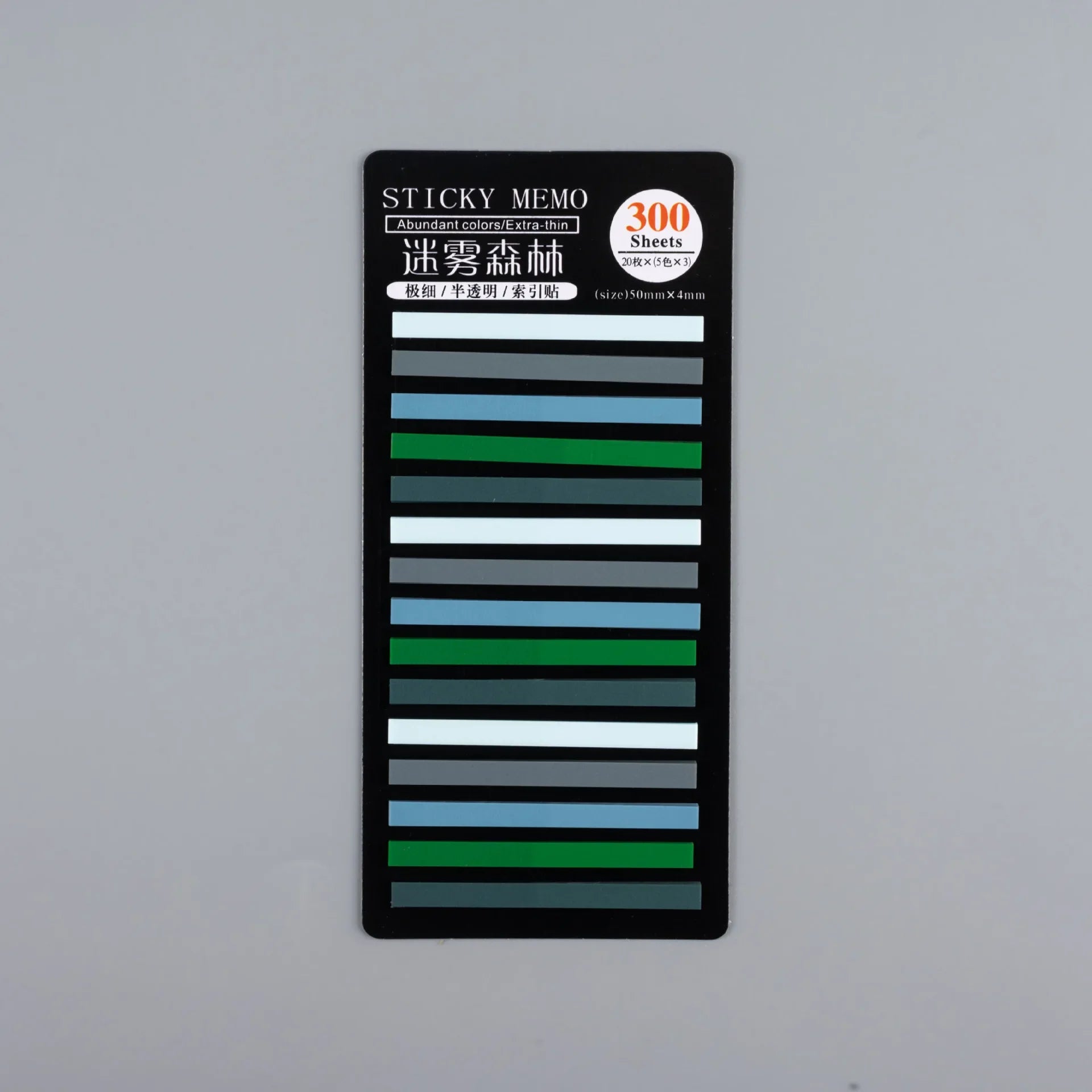 300 Sheets Colorful Practical Index Sticky Notes Thin Tags Memo Bookmark Stickers Label Office Students Book Reading Marking