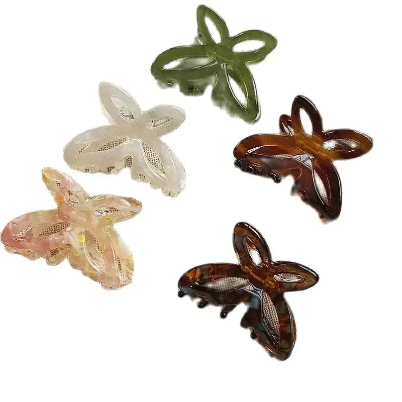 Half Tie Hair Clip Female Back of Head Clip Butterfly Grab Clips New Shark Clip Shattered Hair Clips Advanced Sense Hair 집게핀