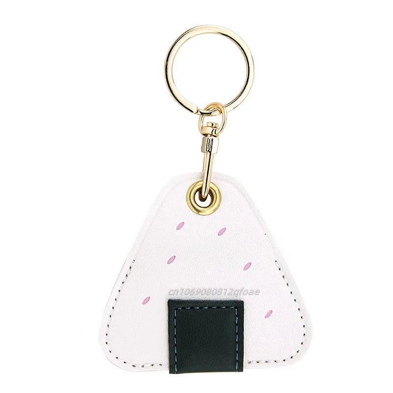 Cute Strawberry Lemon Case for Apple Airtag Protection PU Leather Cover Pendant GPS Anti-lost Keychain Case Pet Dog Cat Collar