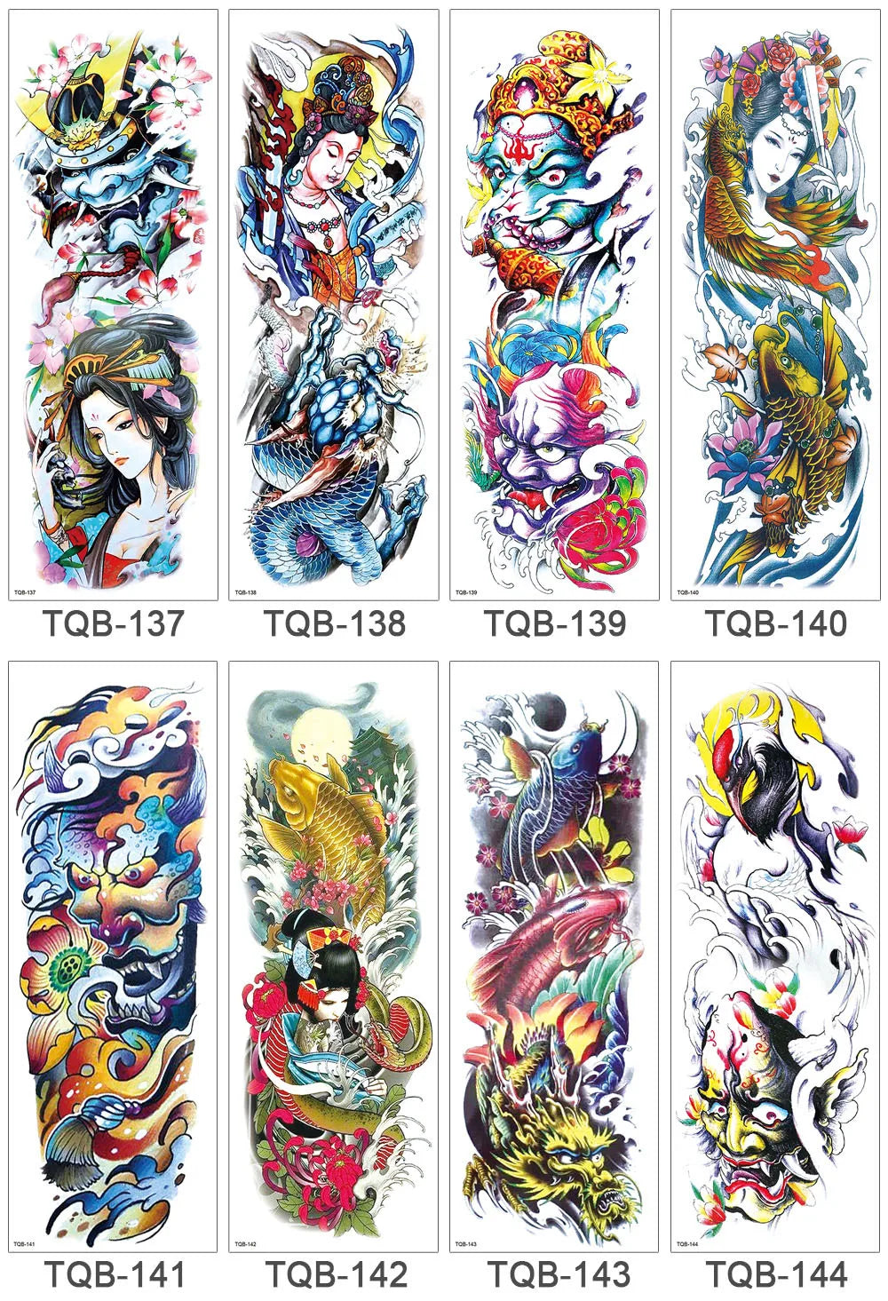 Waterproof Temporary Tattoo Sticker Large Size Tattoo for Men Sleeve Clock Fake Tattoo for Women Girl Full Arm Tattoo Fake