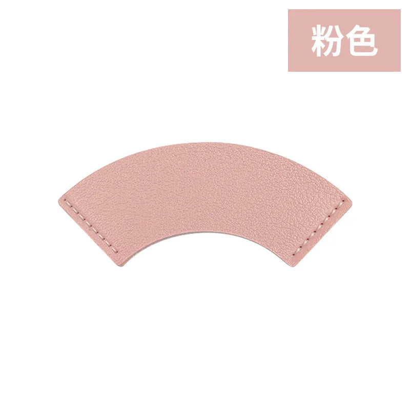 PU Bookmark Leather Heart Bookmark Mini-portable Gift Heart Bookmark Page Folder Corner Protective Cover School Supplies