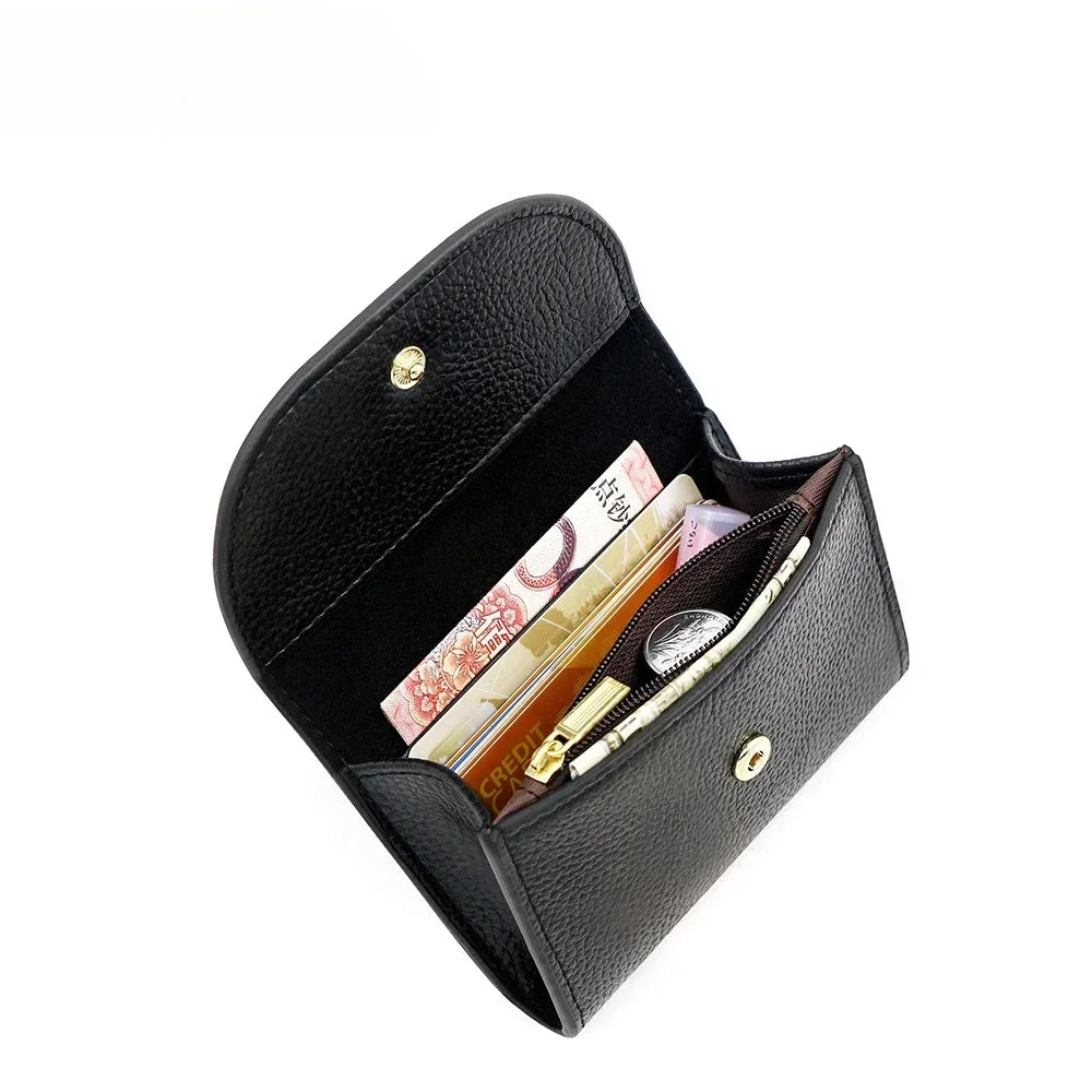 1PC Practical Women's Small Card Wallet Simple and Fashionable Small Card Bag School Girls' Coin Wallet Key Storage Bag
