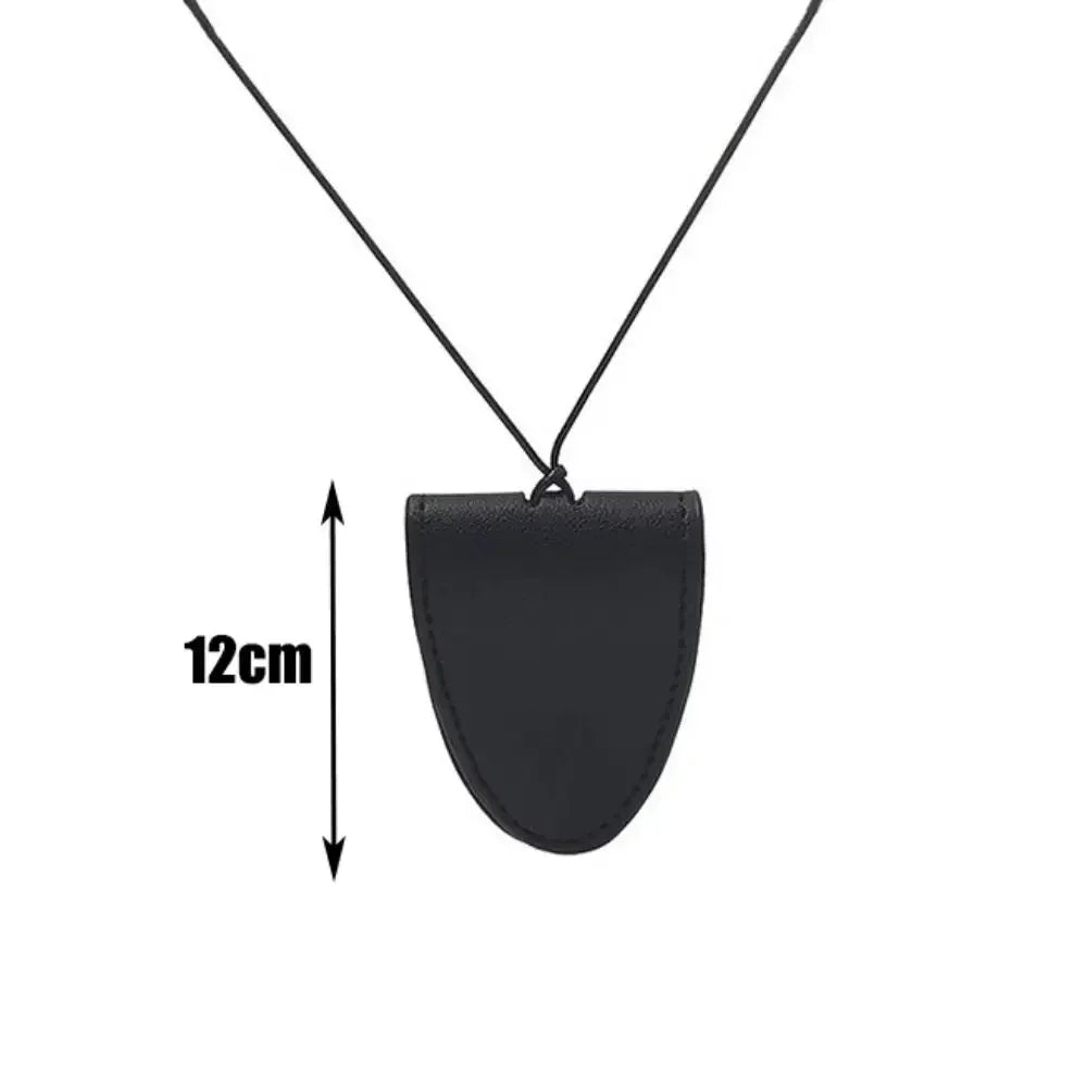 Neck Magnetic Multi Functional Leather Sunglasses Clip Necklace Women Outdoor Travel Portable Glasses Storage Box Hanging Rope