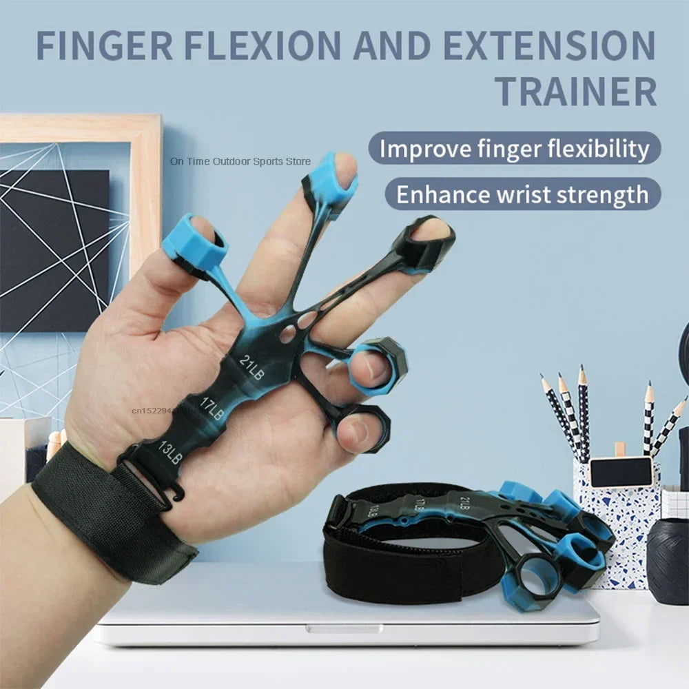 Hand Grip Strengthener Physical Tools Guitar Finger Trainer Training and Exercise Gym Arthritis Grip Trainer Hand Expander Grips