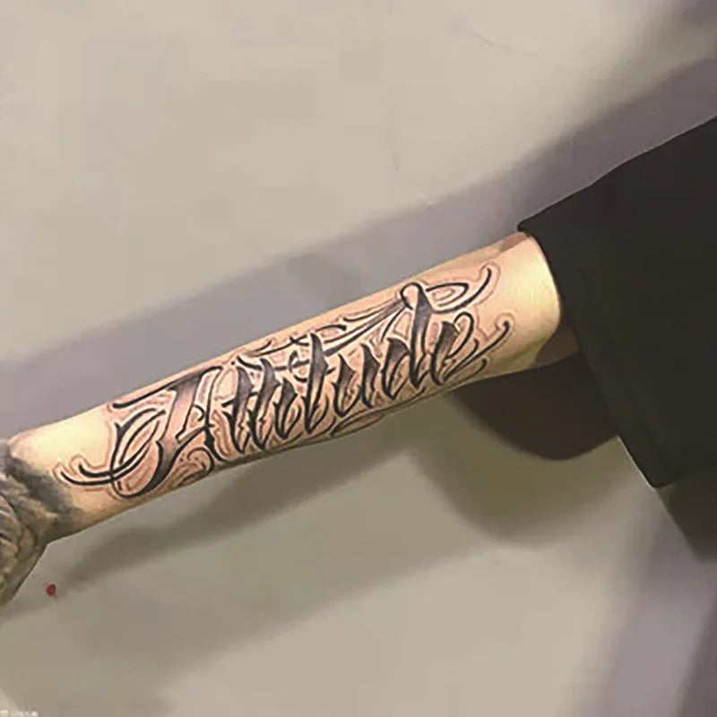 Long Lasting Temporary Tattoo Stickers Men Arm Sleeve Body Painting Juice Ink Fake Tattoo For Male Adult Semi Permanent Tattoos