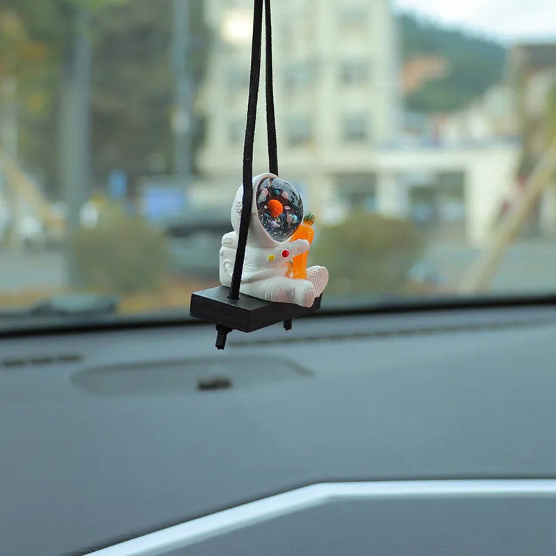 Car Accessories Interior Fun Ornaments Adorn Decors Car Decoration Creative Astronaut Pendant