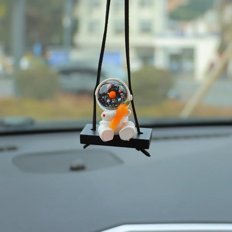 Car Accessories Interior Fun Ornaments Adorn Decors Car Decoration Creative Astronaut Pendant
