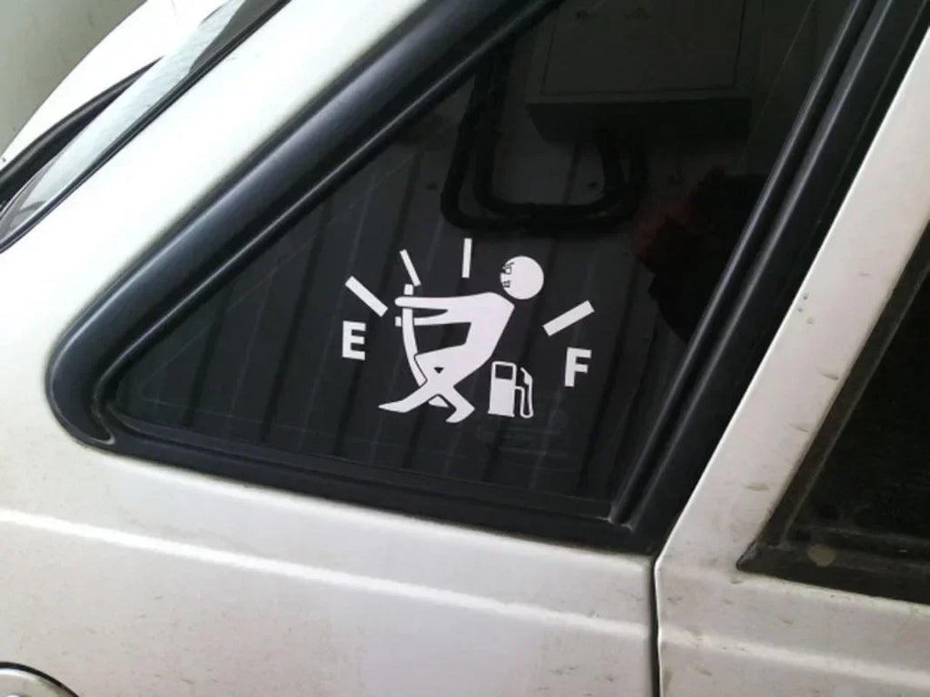 Funny Creative Reflective Car Fuel Tank Cover Stickers Reflective Auto Stickers Car Decoration Accessories