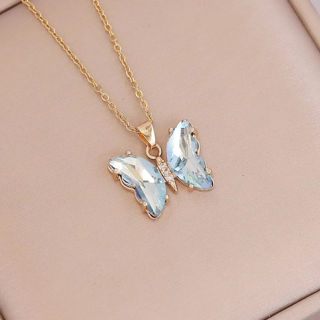 Korean Fashion Y2k Gradient Big Butterfly Earrings For Women 2023 Trending 7 Colors Butterfly Ear Studs Accessories Jewelry Gift