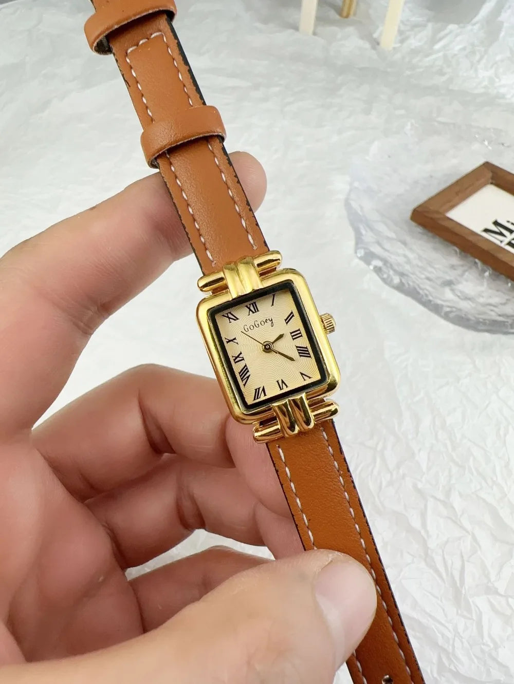 Fashion Ladies Watch Simple Vintage Roman Dial Quartz Watch Leather Strap Women Wristwatches Dropshipping Relojes Para Mujer