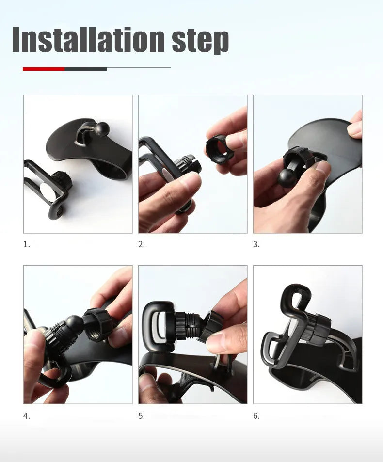360° Rotatable Car Phone Holder Universal Smartphone Stands Car Rack Dashboard Support for Auto Grip Mobile Phone Fixed Bracket