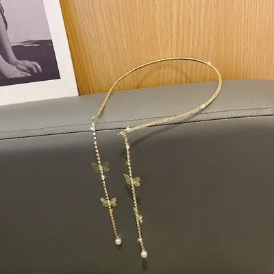 Shiny Rhinestone English Letters Happy Birthday Headband for Women Zinc Alloy Material  Party Jewelry Popular Hair Accessory