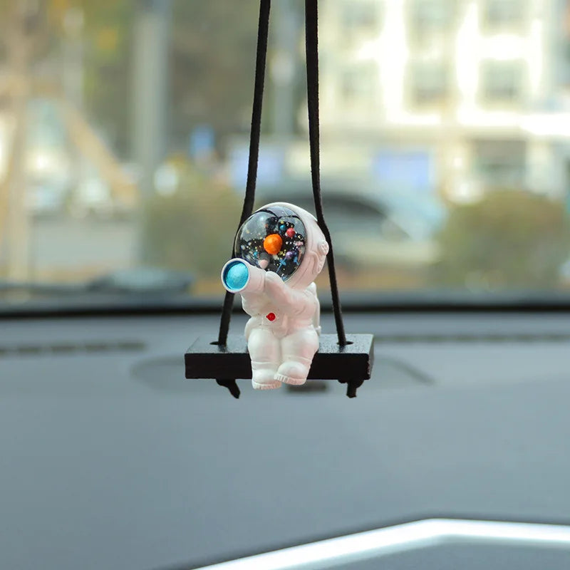 Car Accessories Interior Fun Ornaments Adorn Decors Car Decoration Creative Astronaut Pendant