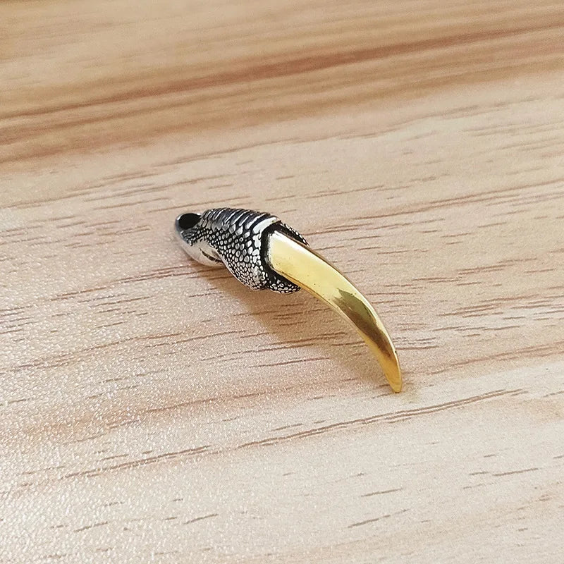 Vintage Punk Dragon Claw Pendant Necklace for Men Personality Biker Pendant Hip Hop Rock Party Jewelry Gifts