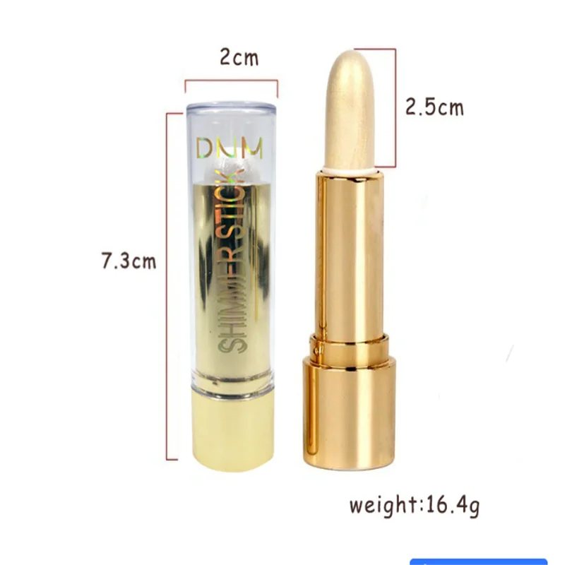 3 Colors 3D Face Brighten Highlighter Bar Cosmetic Face Contour Bronzer Shimmer Highlighter Stick Concealer Cream Makeup tool