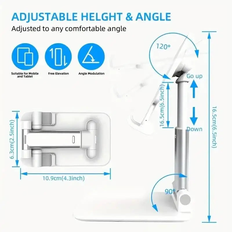 Foldable Phone Holder Universal Adjustable Multi-function Desktop Holder Stand For Xiaomi iPhone iPad Tablet Huawei Lazy Bracket