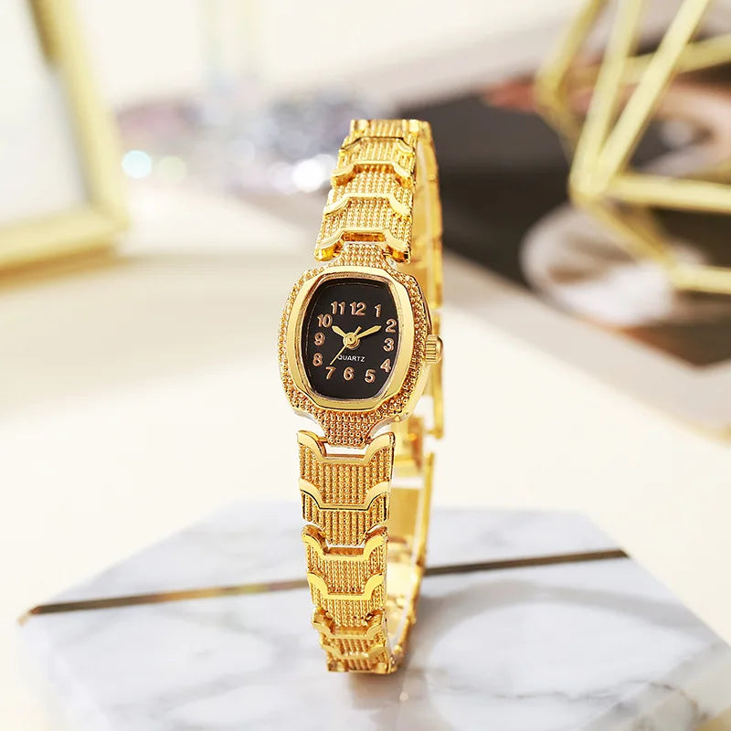 luxury women gold watch fashion ladies Quartz Wristwatches
