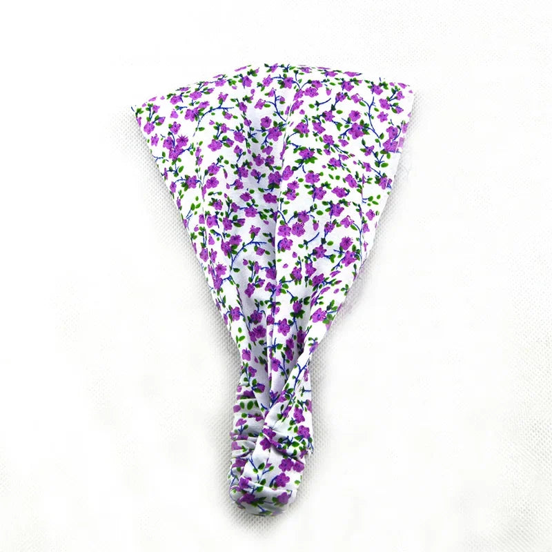Elastic Children Printed Headband Mother Aldult Hijab Floral Baby Bandanas Kids Headwear Hats Newborn Head Scarf Accessories