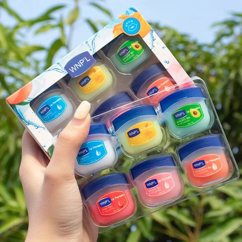 4/6/8 Pieces Set Vaseline Lip Balm Moisturizing Lip Mask Repairing Lips for Men and Women Fade Lip Lines Korea Lip Cream