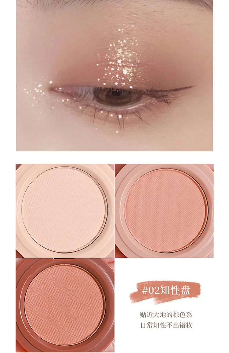 3-in-1 Makeup Palette Matte Pearlescent Eyeshadow Blush Highlighter Contouring Three-layer All-in-one Palette Brightening Skin