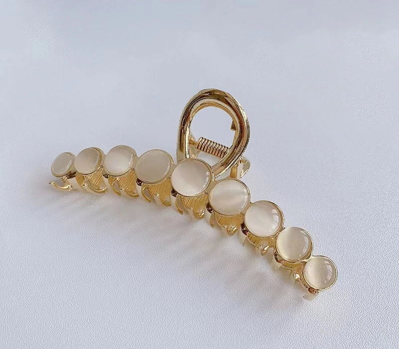 Pearl Flower Tassel Hair Claw for Women Cute Sweet Hair Clip Girls Fashion Elegance Headdress Korean Exquisite Hair Accessoires