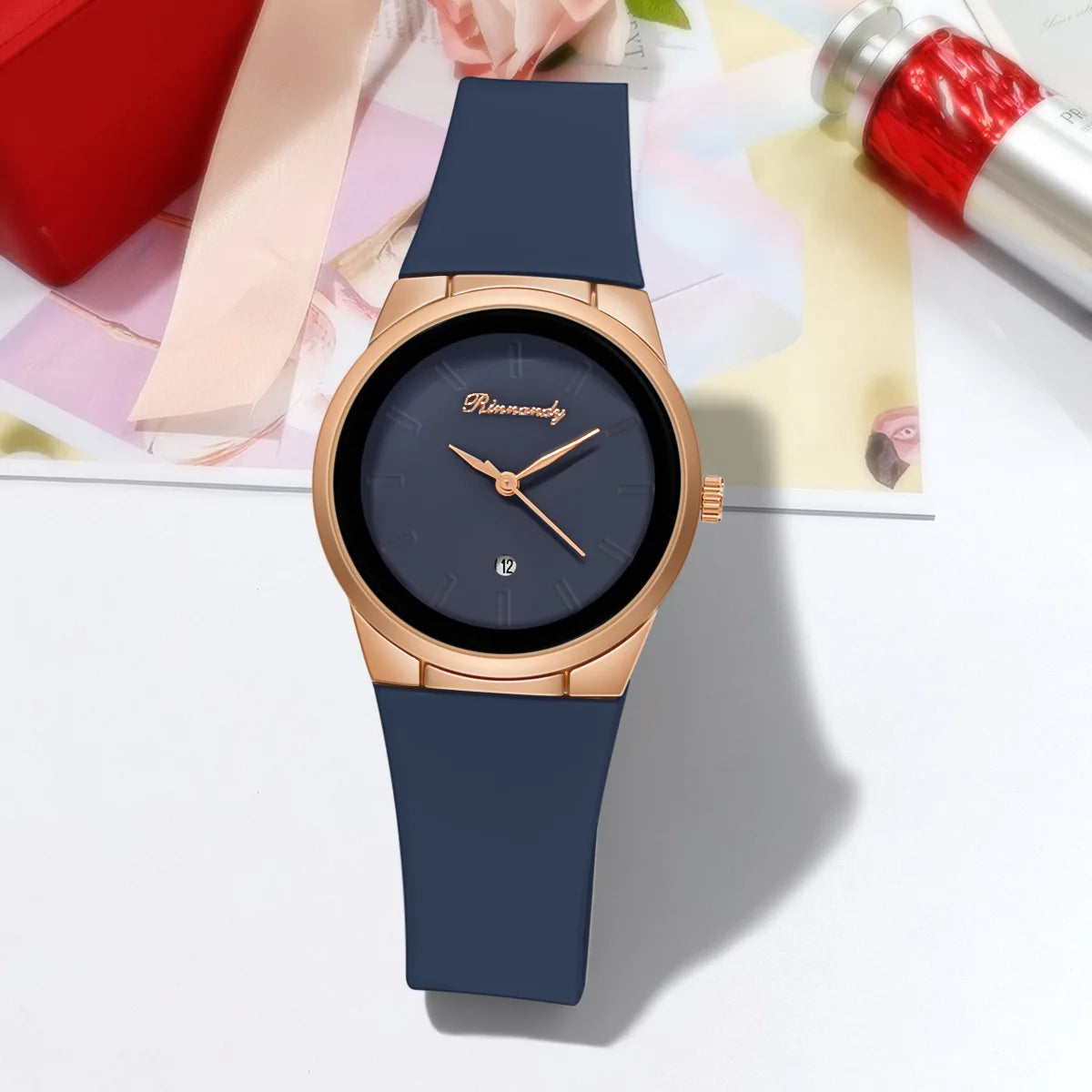 Silicone Strap Quartz Watch Student Watches New Calendar Wristwatch Minimalist Fashion Women Luxury Reloj Mujer Dropshipping