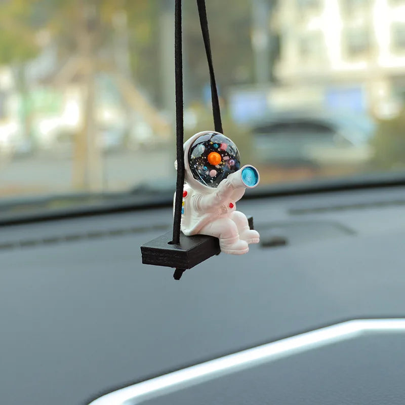 Car Accessories Interior Fun Ornaments Adorn Decors Car Decoration Creative Astronaut Pendant