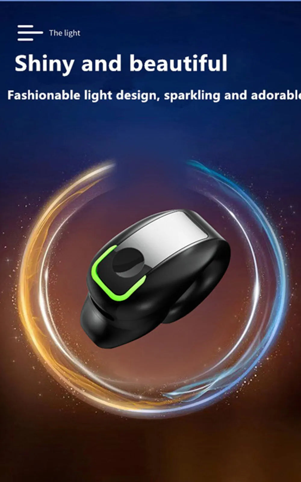 Bone Conduction Earbuds Waterproof Mini Single Ear Clip Earphone Bluetooth-compatible 5.3 Wireless Headphone for Call Smartphone