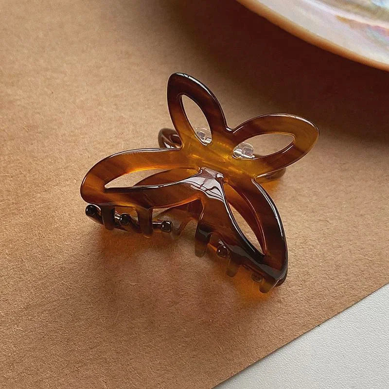 Half Tie Hair Clip Female Back of Head Clip Butterfly Grab Clips New Shark Clip Shattered Hair Clips Advanced Sense Hair 집게핀