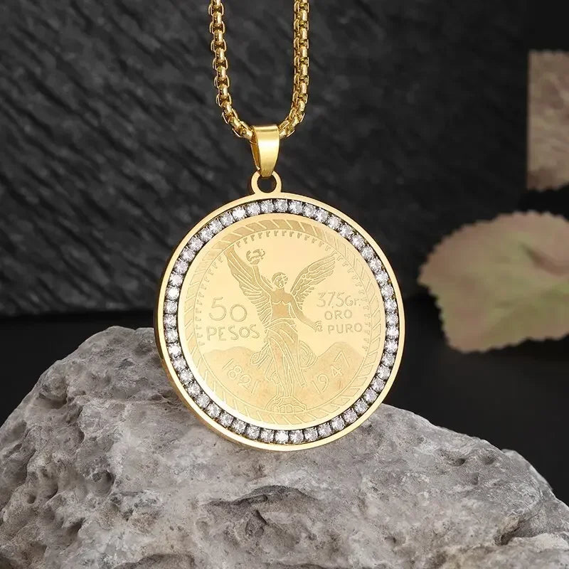 Hip Hop Cubic Zirconia Pave Bling Iced Out Elephant Pendant Animal Necklace Men Women Hip Hop Cool Rap Jewelry Birthday Gift